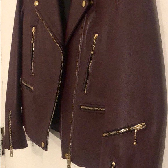 Rag & Bone Burgundy Leather Jacket - Picture 5 of 7